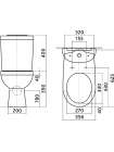 Унитаз-компакт IFO Orsa 413072590