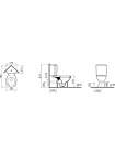 Унитаз-компакт VitrA Arkitekt 9754B003-7201