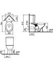 Унитаз-компакт VitrA Arkitekt 9754B003-7200
