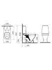 Унитаз-компакт VitrA Grand 9763B003-7200 с микролифтом