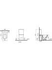 Унитаз-компакт VitrA Zentrum Open-back 9824B003-7207