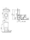 Унитаз-компакт VitrA Form 500 9730B003-1165 с микролифтом