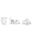 Унитаз подвесной VitrA Metropole 7672B003-1084 с бидеткой и встроенным смесителем