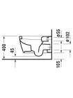 Унитаз подвесной Duravit ME by Starck 2528090000
