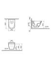 Унитаз подвесной VitrA S50 7740B003-0075 безободковый