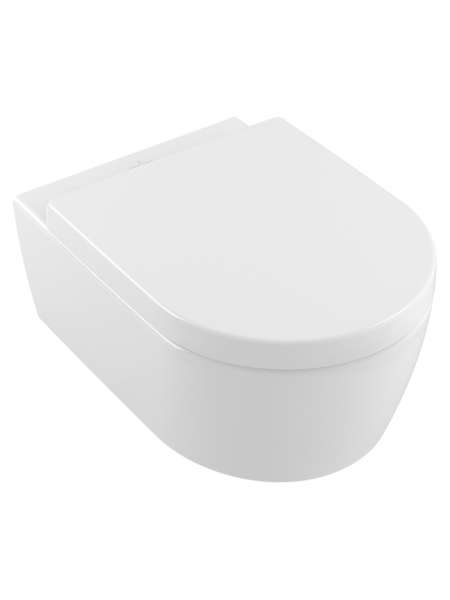 Унитаз подвесной Villeroy & Boch Avento 5656 HRR1 alpin с микролифтом