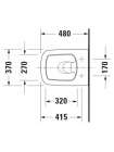 Унитаз подвесной Duravit DuraStyle 2539090000