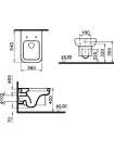 Унитаз подвесной VitrA MOD 5353B003