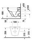Унитаз подвесной Duravit DuraStyle 2539090000