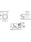 Унитаз подвесной Villeroy & Boch Subway 2.0 5614 R001