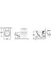 Унитаз подвесной Villeroy & Boch Subway Plus 2.0 5606 10R1 укороченный, alpin