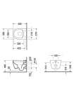 Унитаз подвесной Duravit ME by Starck 2530090000