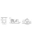 Унитаз подвесной VitrA Metropole 7672B003-1087 с бидеткой и встроенным смесителем