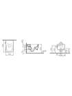 Унитаз подвесной VitrA Metropole 7672B003-6112 с бидеткой и встроенным смесителем