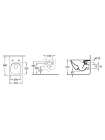 Унитаз подвесной Villeroy & Boch Venticello 4611 R0 R1 alpin