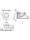 Унитаз подвесной VitrA Form 500 4305B003-0075