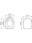 Унитаз подвесной VitrA Arkitekt 6107B003-0075