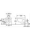 Унитаз подвесной Gustavsberg Hygienic Flush WWC 5G84HR01 безободковый