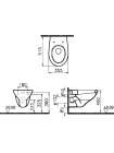 Унитаз подвесной VitrA Arkitekt 6107B003-0075