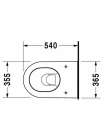 Унитаз подвесной Duravit Darling New 2545090000