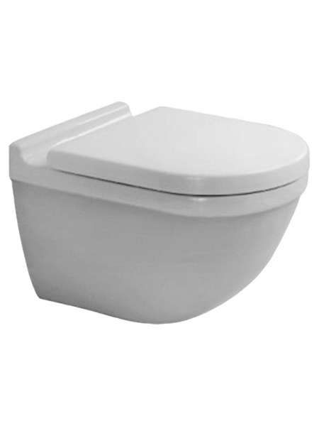 Унитаз подвесной Duravit Starck 3 22250900001-WG антигрязевое покрытие
