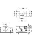 Унитаз подвесной Duravit Happy D.2