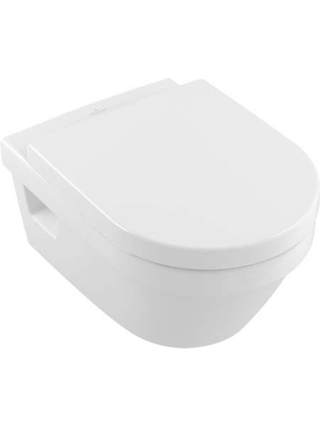 Унитаз подвесной Villeroy & Boch Architectura 5684 H1 R1 alpin CeramicPlus, с микролифтом