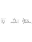 Унитаз подвесной VitrA S50 5318B003 52 см с бидеткой