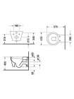 Унитаз подвесной Duravit Starck 1 0210090064