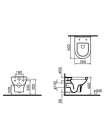 Унитаз подвесной VitrA Zentrum 5785B003-0075