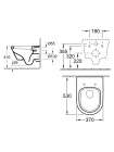 Унитаз подвесной Villeroy & Boch Omnia Architectura 5684 H101 alpin