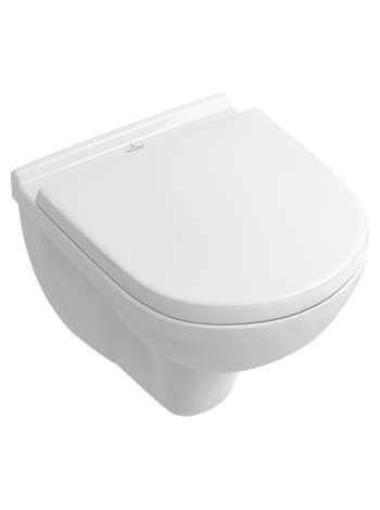 Унитаз подвесной Villeroy & Boch O Novo 5688 H1 01 alpin, с микролифтом
