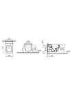 Унитаз подвесной VitrA D-Light 5910B003-1086 с емкостью для чистящей жидкости