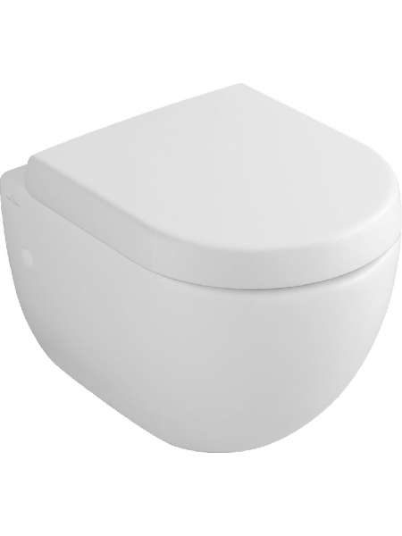 Унитаз подвесной Villeroy & Boch Subway 6604 1001 укороченный, alpin