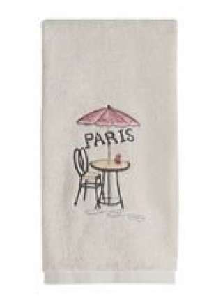 Полотенце для рук, 51х69 см, хлопок, белый, серия I Love Paris, Creative Bath