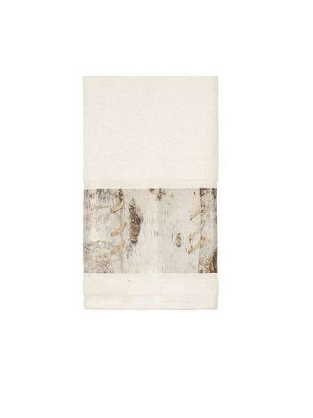 Полотенце для рук Birch Bark by Woolrich, 41 x 66 см, хлопок/полиэстер, бежевый, серия Полотенца, Blonder Home