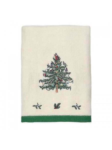 Полотенце для рук, 76 см, хлопок, слоновая кость, серия Spode Christmas Tree, Avanti