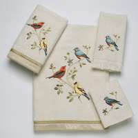 Полотенце для рук мини, 46 см, хлопок, бежевый, серия Gilded Birds, Avanti