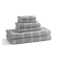 Полотенце мини для рук Wavy Hippo Grey, 46x30 см, хлопок, серый, серия Wavy, Kassatex