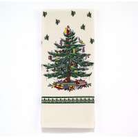 Полотенце кухонное, 71х54 см, хлопок, слоновая кость, серия Spode Christmas Tree, Avanti