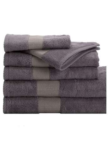 Полотенце для рук Bamboo Grey, 71х46 см, хлопок/бамбуковое волокно, серый, серия Bamboo, Kassatex
