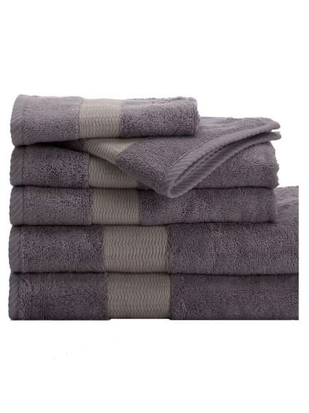 Полотенце для рук Bamboo Grey, 71х46 см, хлопок/бамбуковое волокно, серый, серия Bamboo, Kassatex