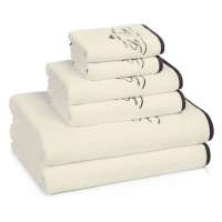 Полотенце банное, 137х76 см, хлопок, бежевый, серия Le Bain White, Kassatex