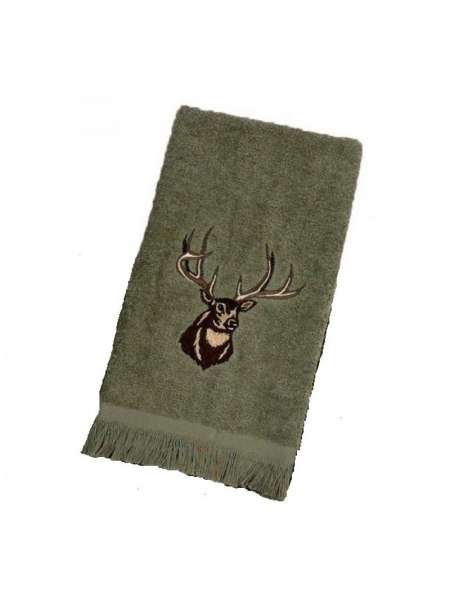 Полотенце для рук мини Camo Deer, 46 см, хлопок, зеленый, серия Полотенца, Avanti