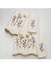 Полотенце для рук Country Floral, 76 см, хлопок, слоновая кость, серия Полотенца, Avanti
