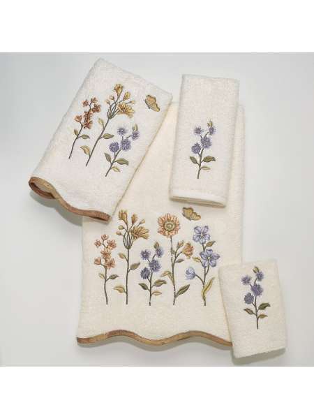 Полотенце для рук Country Floral, 76 см, хлопок, слоновая кость, серия Полотенца, Avanti