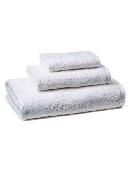 Полотенце для рук Kassatex Bedminster Damask White BDK-110-W