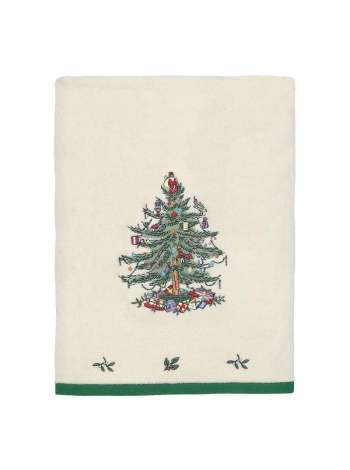 Полотенце банное, 127 см, хлопок, слоновая кость, серия Spode Christmas Tree, Avanti