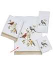 Полотенце банное, 127 см, хлопок, белый, серия Gilded Birds, Avanti