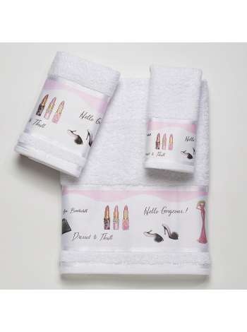 Полотенце для рук Avanti Dressed to Thrill 026762WHT